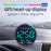 G13 Universal Head Up Display Car HUD 7-Color Digital Speedometer Alarm Reminder GPS System - 3