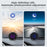 G13 Universal Head Up Display Car HUD 7-Color Digital Speedometer Alarm Reminder GPS System - 7