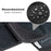 Universal Child Safety Seat Anti-Slip Mat Waterproof Pad Car Seat Protective Cover with Storage Pocket - Black Lines - 3