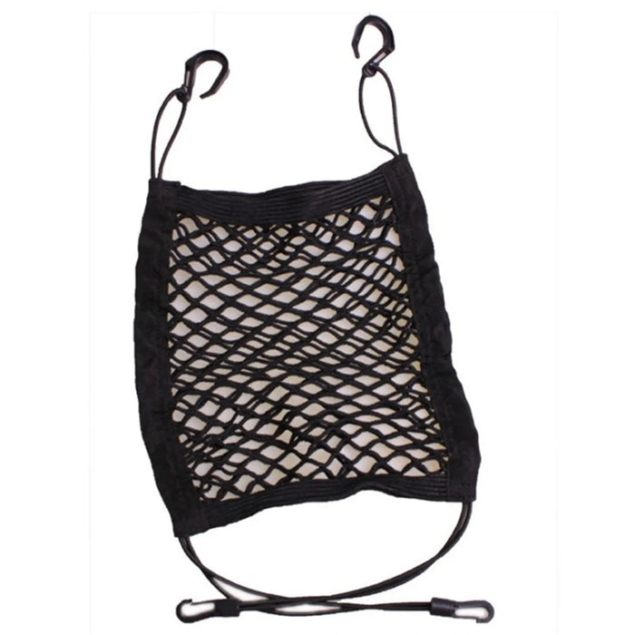 2-Layer Universal Car Seat Net Organizer Mesh Cargo Net Pouch Driver Storage Netting Pouch - 5