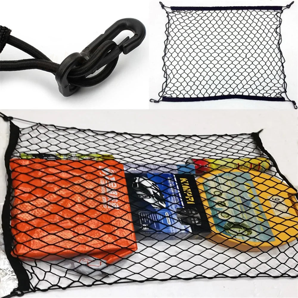 Universal Auto Car Rear Trunk Boot Organizer Pocket Cargo Net Mesh Storage Bag - 1