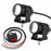 2Pcs IP67 Waterproof Motorcycle Super Bright Spotlight ATV Motorbike LED Headlights with Switch - 1