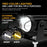 2Pcs IP67 Waterproof Motorcycle Super Bright Spotlight ATV Motorbike LED Headlights with Switch - 3