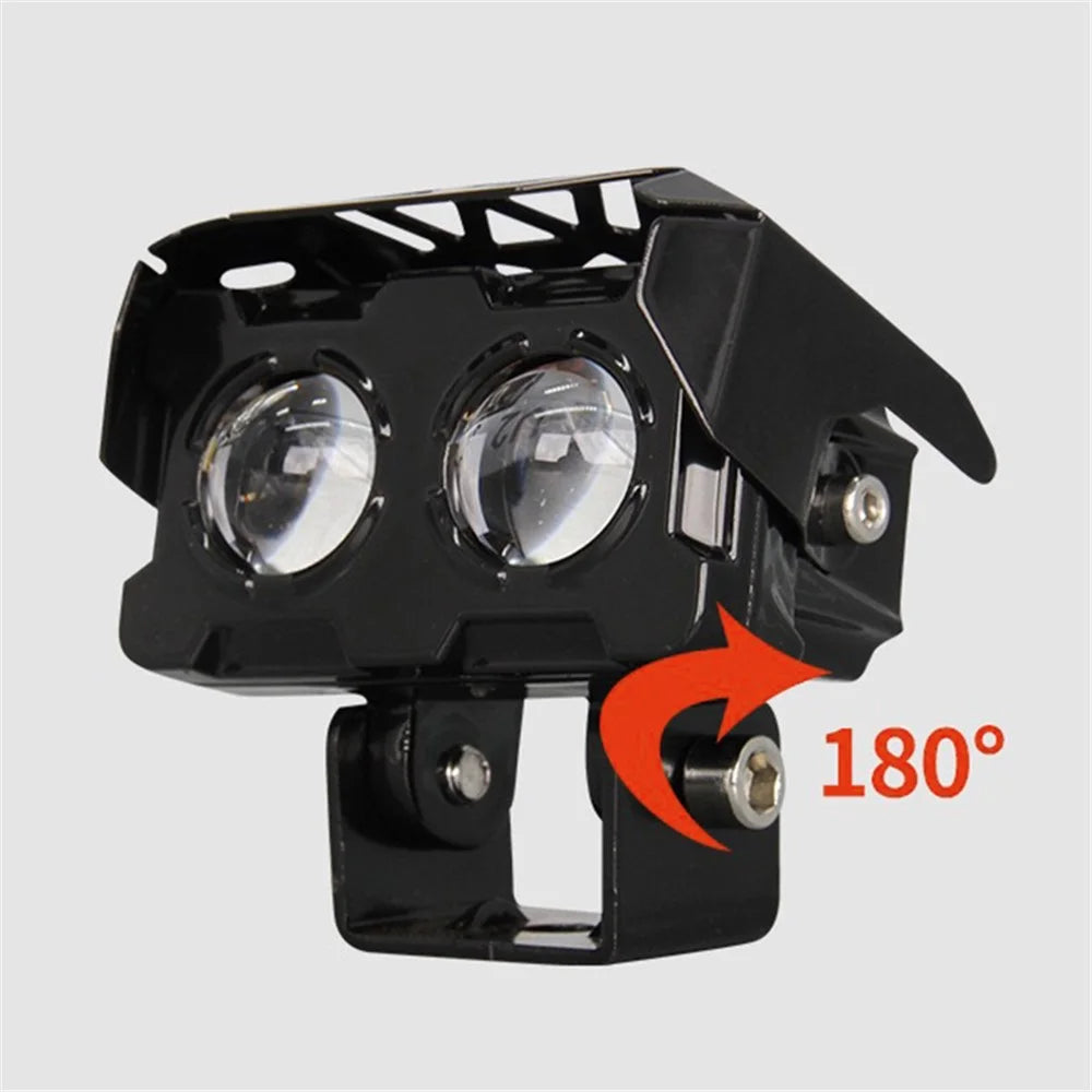 W65 Waterproof Motorcycle LED Headlight Super Bright Spotlight Fog Lamp - 7