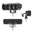 Motorcycle 4-LED Headlight White+Yellow Light Motorbike Spotlight Front Lamp - 7