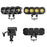 Motorcycle 4-LED Headlight Waterproof White+Yellow Light Motorbike Spotlight Front Lamp - 6