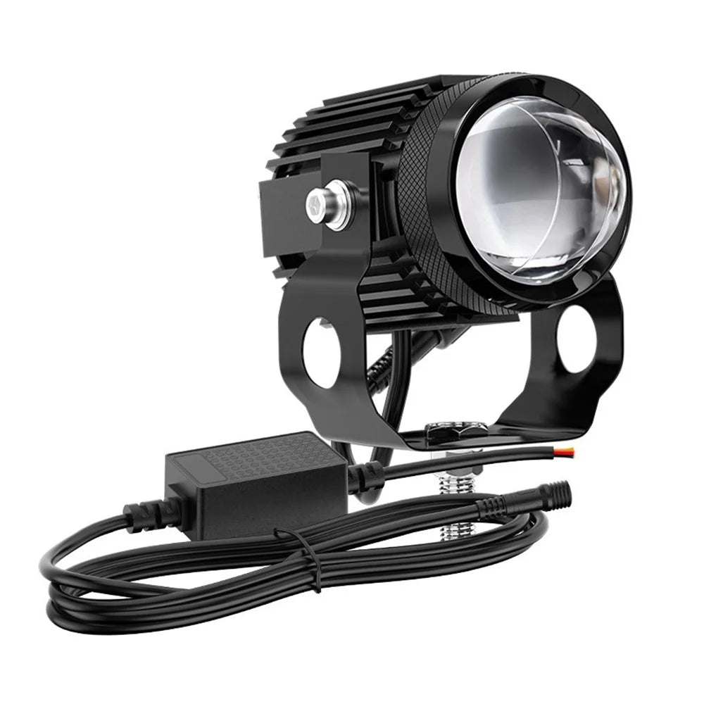 1 Pair / Set Motorcycle LED Headlight Waterproof Motorbike Internal Modified Spotlight with Fan - 3