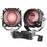 1 Pair / Set Motorcycle 5 Modes LED Headlight Motorbike External Modified Spotlight - 3
