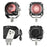 1 Pair / Set Motorcycle 5 Modes LED Headlight Motorbike External Modified Spotlight - 4