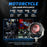 1 Pair / Set Motorcycle 5 Modes LED Headlight Motorbike External Modified Spotlight - 5