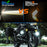 1 Pair / Set Motorcycle 5 Modes LED Headlight Motorbike External Modified Spotlight - 6