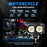 Super Bright Motorcycle White+Yellow LED Headlight Motorbike External Modified Spotlight - 3