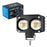 Super Bright Motorcycle White+Yellow LED Headlight Motorbike External Modified Spotlight - 7