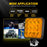 48W 12V 16-LED Car Driving Work Light Waterproof Square Car Off-Road Headlight - Yellow Light - 2