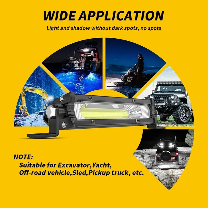 COB 9W Super Bright Car DRL Light SUV Excavator Working Light Daytime Running Lamp - 3