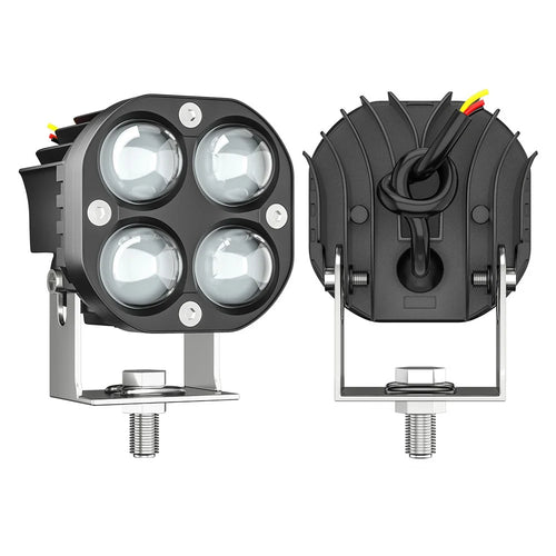 3-inch 40W Car SUV Off-Road Motorcycle Spotlight White+Yellow LED Waterproof Vehicle Headlight - 1