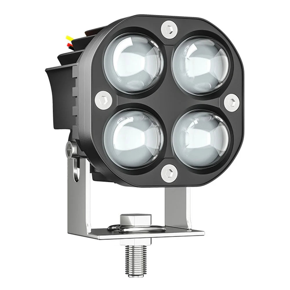 3-inch 40W Car SUV Off-Road Motorcycle Spotlight White+Yellow LED Waterproof Vehicle Headlight - 2