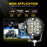 3-inch 48W 16-LED Car Truck Forklift Spotlight Square Waterproof Engineering Vehicle Headlight - White Light - 2