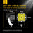 3-inch 48W 16-LED Car Truck Forklift Spotlight Square Waterproof Engineering Vehicle Headlight - White Light - 7