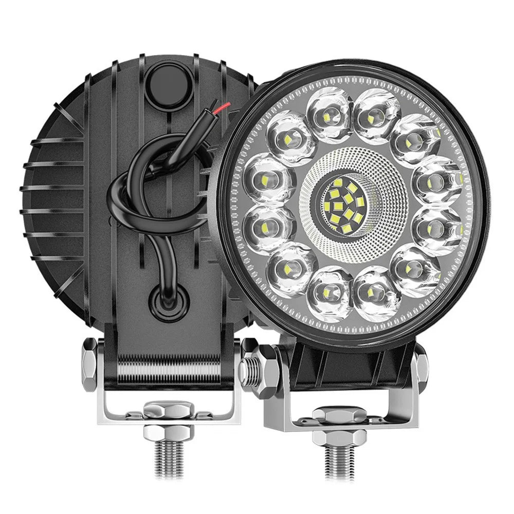 4-inch Car SUV Off-Road Floodlight Spotlight Round Vehicle Driving Headlight - 1