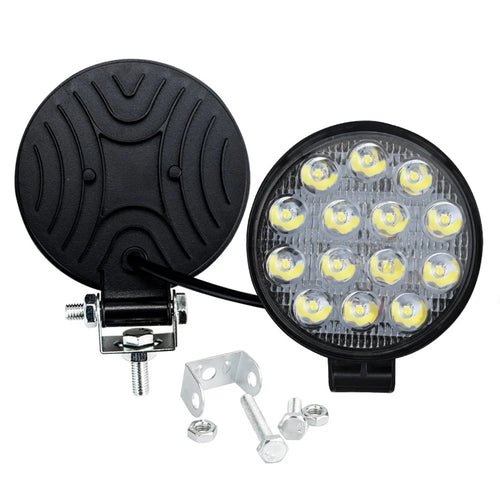 14LED 42W Car SUV Off-Road Round Spotlight Waterproof Vehicle Super Bright Headlight - 1