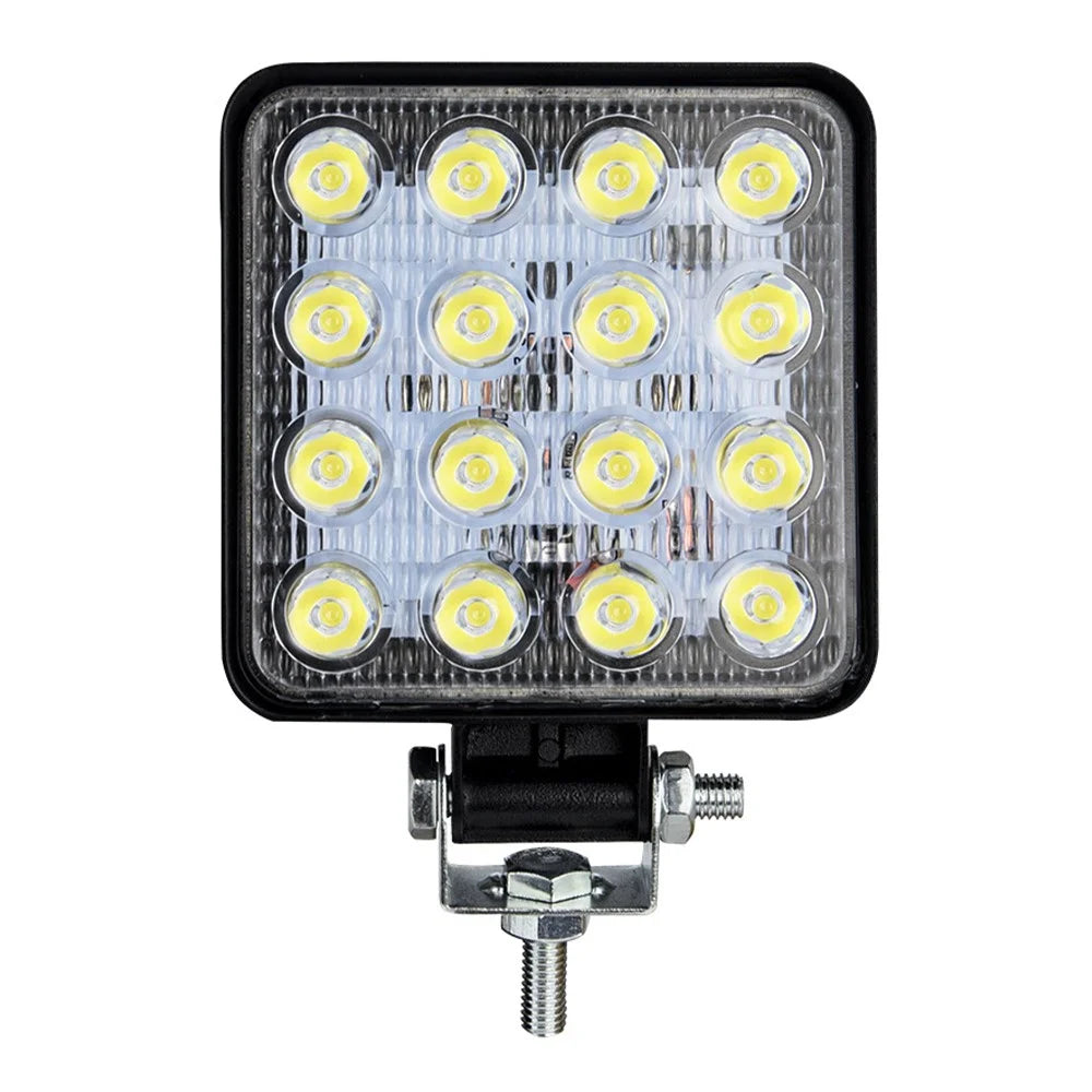 16LED 48W Car SUV Off-Road Square Spotlight Waterproof Vehicle Working Lamp Headlight - 7