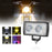 A086-2C 2 LED Motorcycle Spotlight Waterproof Aluminum Shell 12-60V Motorbike Headlight - 2