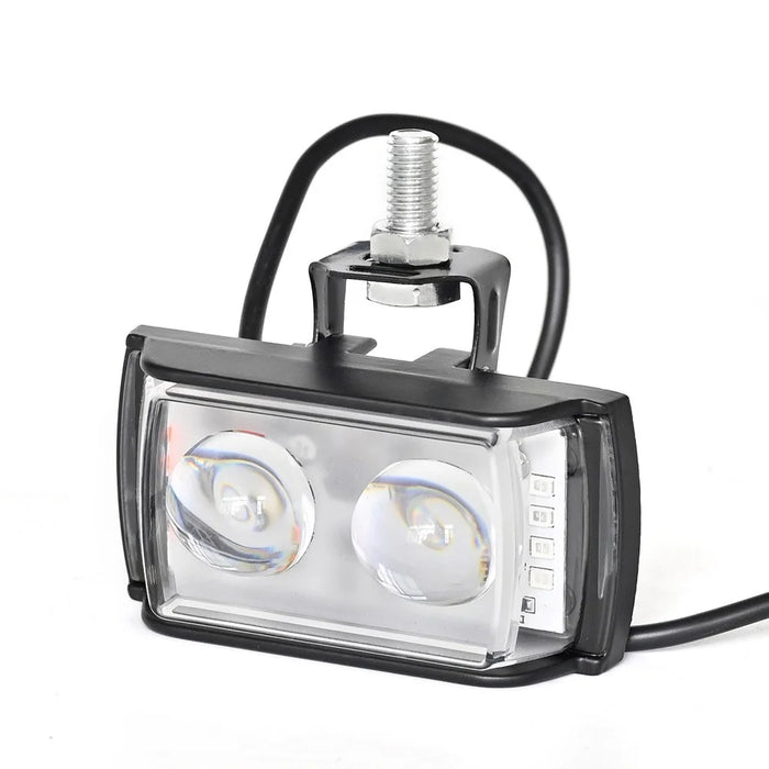 A086-2C 2 LED Motorcycle Spotlight Waterproof Aluminum Shell 12-60V Motorbike Headlight - 6