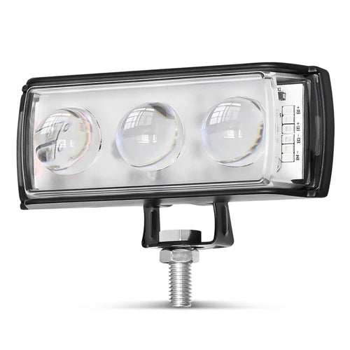 A086-3C 3 LED Motorcycle Spotlight Waterproof Aluminum Shell 12-60V Motorbike Headlight - 1