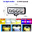 A086-4C 4 LED Motorcycle Spotlight Waterproof Aluminum Shell 12-60V Motorbike Headlight - 4