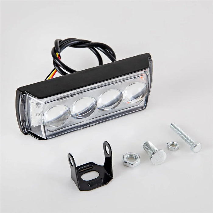 A086-4C 4 LED Motorcycle Spotlight Waterproof Aluminum Shell 12-60V Motorbike Headlight - 5