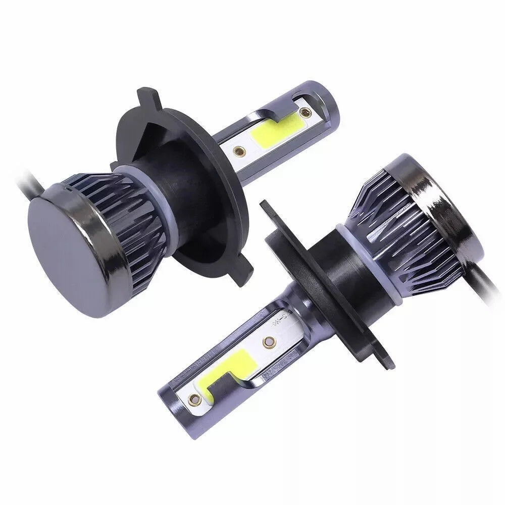 2Pcs H4 LED Headlight 360 Degree Illumination 120W 6000K High Low Beam Car Fog Lamp - 1