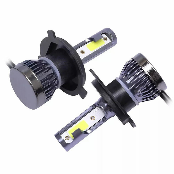 2Pcs H4 LED Headlight 360 Degree Illumination 120W 6000K High Low Beam Car Fog Lamp - 1