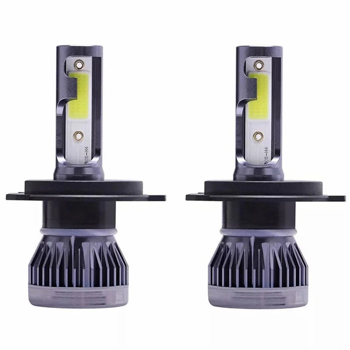 2Pcs H4 LED Headlight 360 Degree Illumination 120W 6000K High Low Beam Car Fog Lamp - 2
