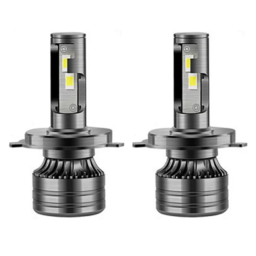 FV7 2Pcs H4 LED Headlights 120W 6000K High Low Beam Waterproof Car Front Driving Lamp - 1