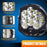 5 Inch Round Spotlight Car Front Bumper Lamp IP67 Waterproof Aluminum Shell LED Floodlight - White Light - 3