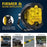 7 Inch Round Spotlight Car Front Bumper Lamp IP67 Waterproof Aluminum Shell LED Floodlight - Yellow Light - 3