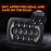 105W High Power IP67 Waterproof High Low Beam Square Car LED Headlight for 5x7 6x7 Inch Vehicles - 4