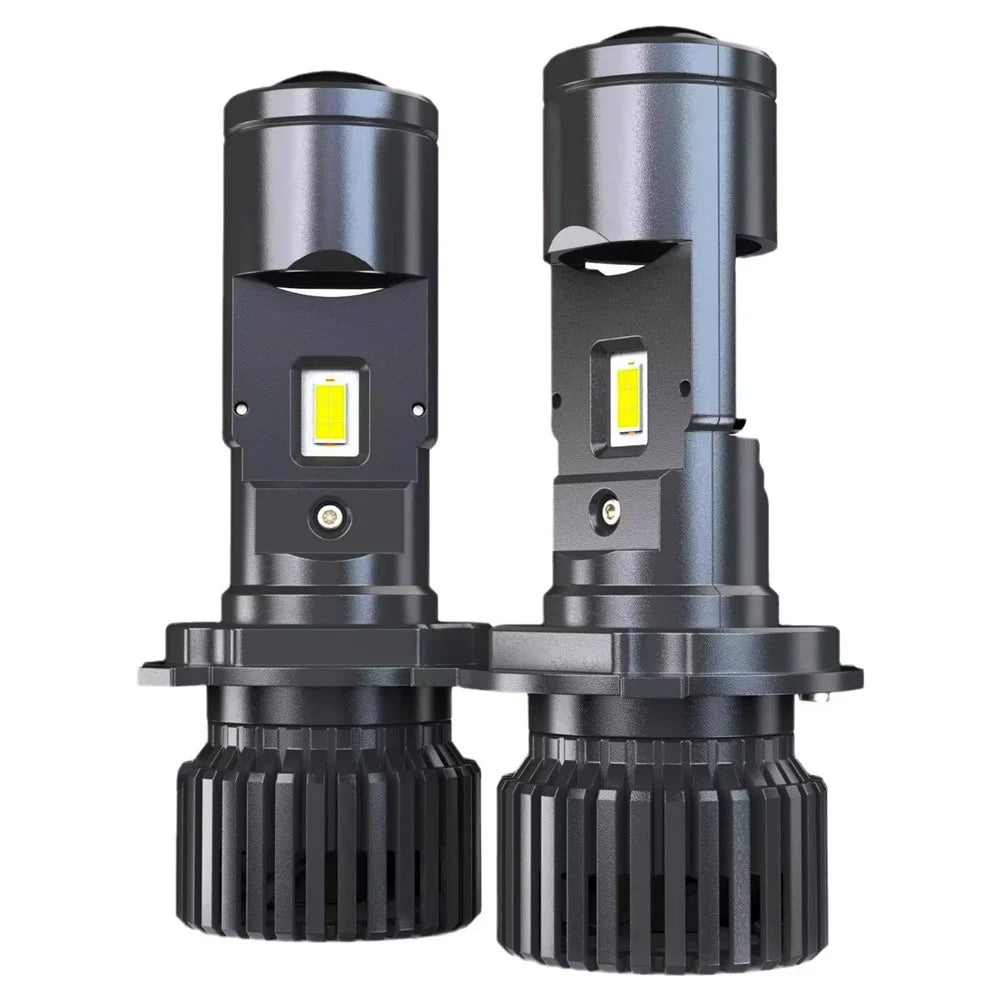 N2 2Pcs H4 LED Projector Lens Headlight Bulb for Motorcycle / Car Lighting IP68 Waterproof - 1