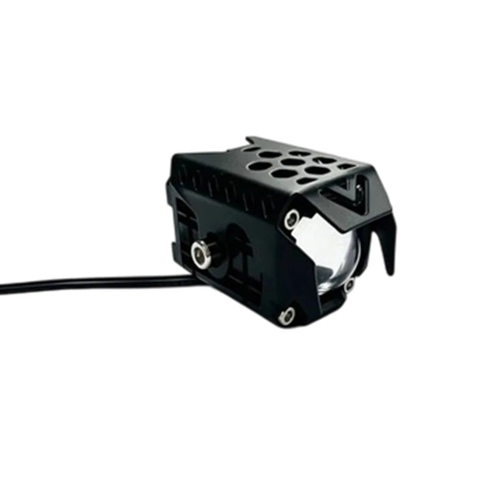 18W 6000LM Yellow and White Dual Color LED Auxiliary Light IP67 Waterproof for Car Motorcycle SUV - Black - 1