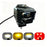 F15 IP67 Waterproof LED Auxiliary Light 18W 6000LM Warning Lamp for Car Motorcycle - Black - 2