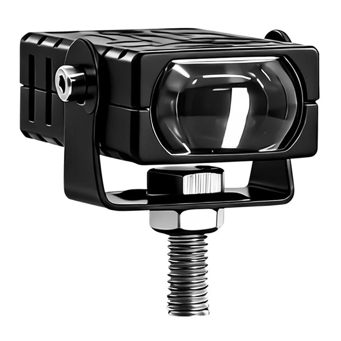 S29 IP67 Waterproof 5 Modes Motorcycle LED Spotlight Red DRL Blue Car Warning Light - Black - 1