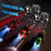 M8 Motorcycle LED Light 40W 5500LM IP68 Waterproof Dual Beam Spotlight for Off-Road - Black - 2