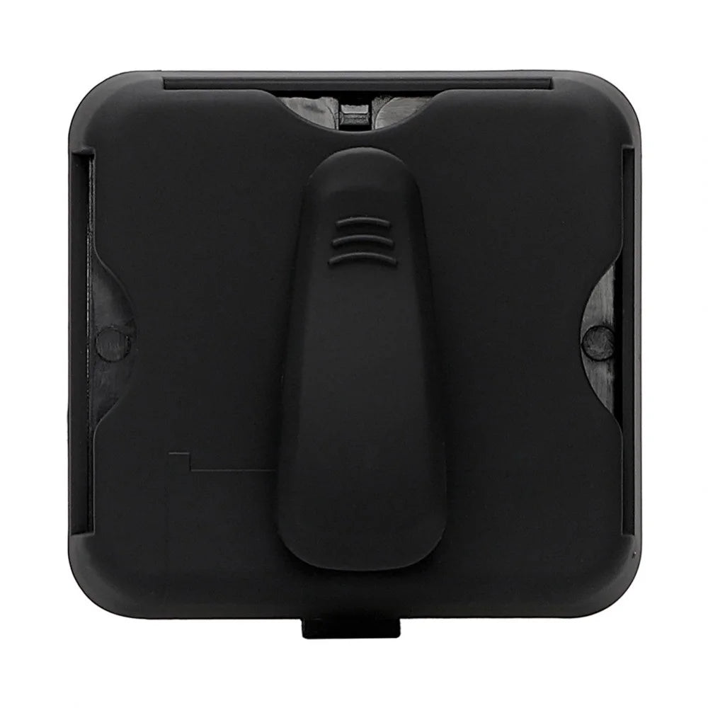 Sunglass Holder Glasses Holder Clip Card Storage Pouch for Car Visor - Black - 3