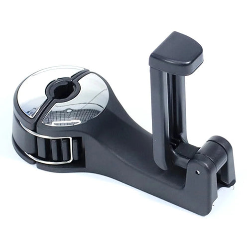 CS-G02 Multifunctional Back Seat Headrest Holder Hanger Holder Hook for Car Vehicle SUV - Silver - 1