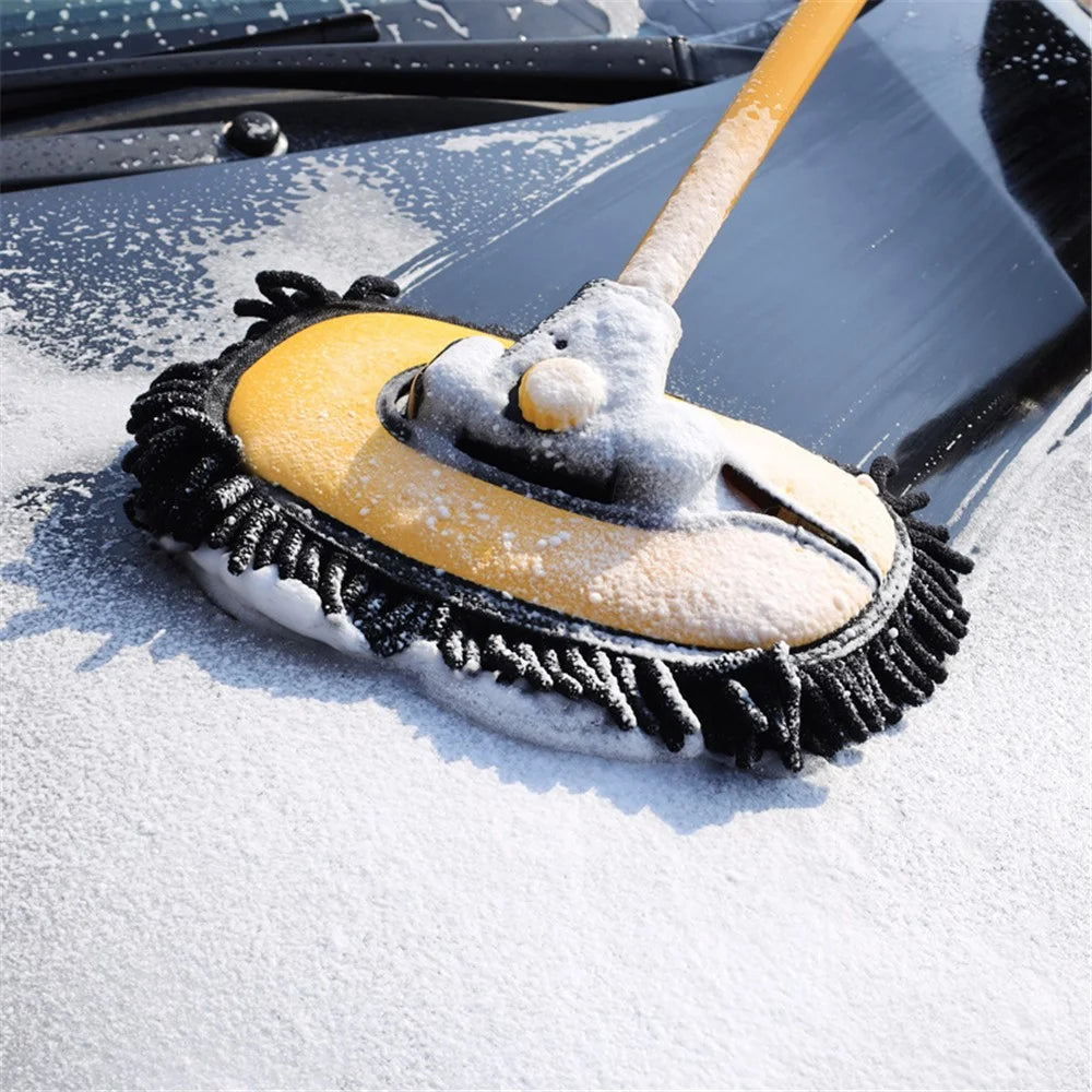 LS-426 Car Wash Brush Mop Kit with Long Pole Duster Washing Cleaning Car Tools Accessories - 2