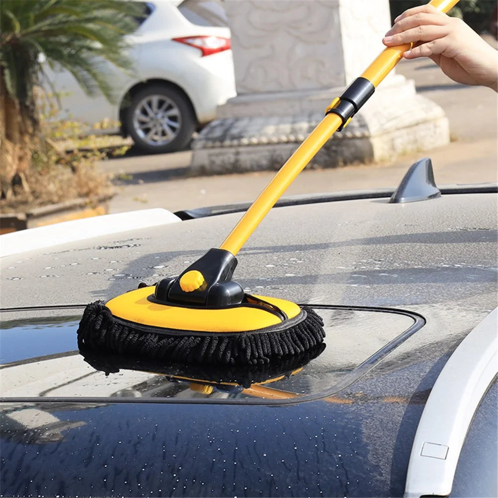 LS-426 Car Wash Brush Mop Kit with Long Pole Duster Washing Cleaning Car Tools Accessories - 4
