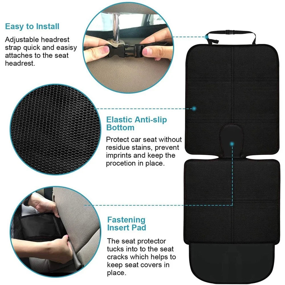 Car Back Seat Protector Cover Children Protection Mat Baby Seat Protector Pad Kids Safety Cushion - 5