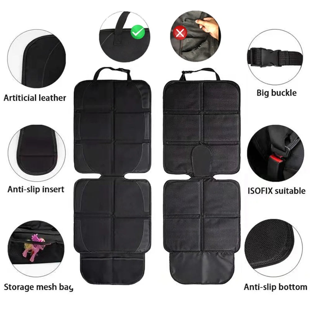 Car Back Seat Protector Cover Children Protection Mat Baby Seat Protector Pad Kids Safety Cushion - 6