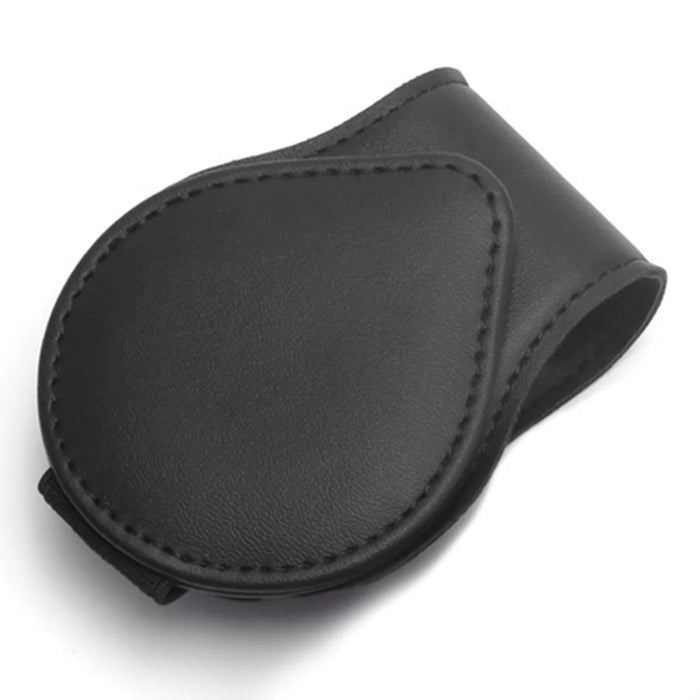 Portable Sunglasses Holder Bill Holder Clip Card Storage Accessories for Car Visor - Black - 2